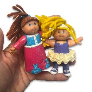 90s Vintage Cabbage Patch Kids Figures McDonalds Toys 1992 Bundle of 2